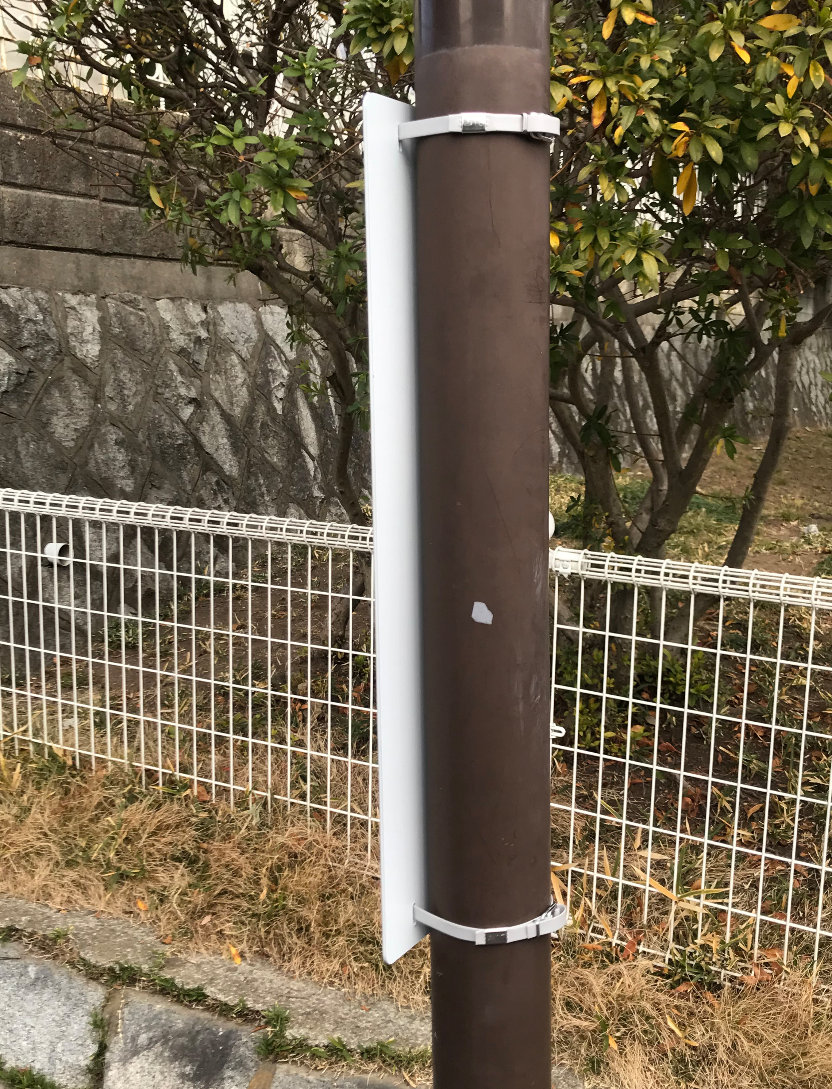 アルミ複合板電柱標識