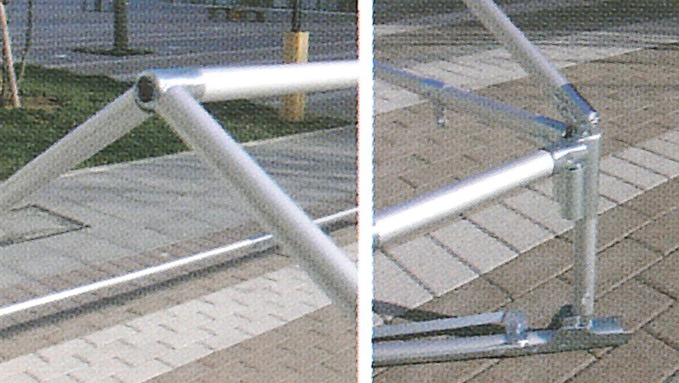 N.Camp専用 中古】ゴトー工業 アルミテント ニューパイプZ 1.5x2.0間 三方幕